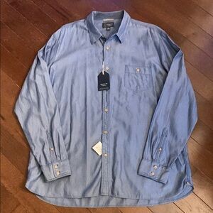 NWT Wallin & Bros. Blue Casual Button Down Shirt